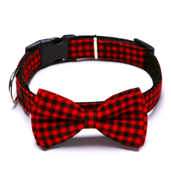 Other - Cute Bow Tie Collar-Black and Red